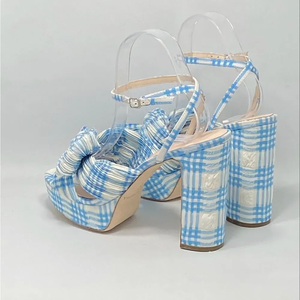 Loeffler Randall Natalia Knotted Platform Sandals size 8.5